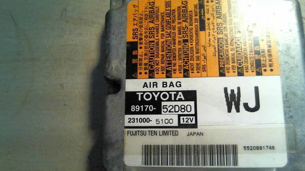 89170-52D80 TOYOTA YARIS 93C66 CRASH+CLEAR SRS.rar